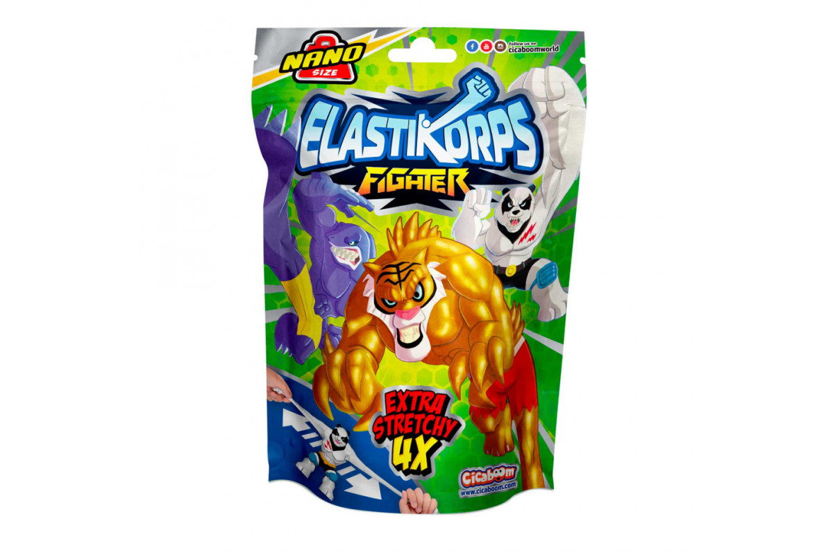 Стретч-игрушка Боец Elastikorps C1002MIFF7-2022 серии "Mini Fighter", игрушка-сюрприз