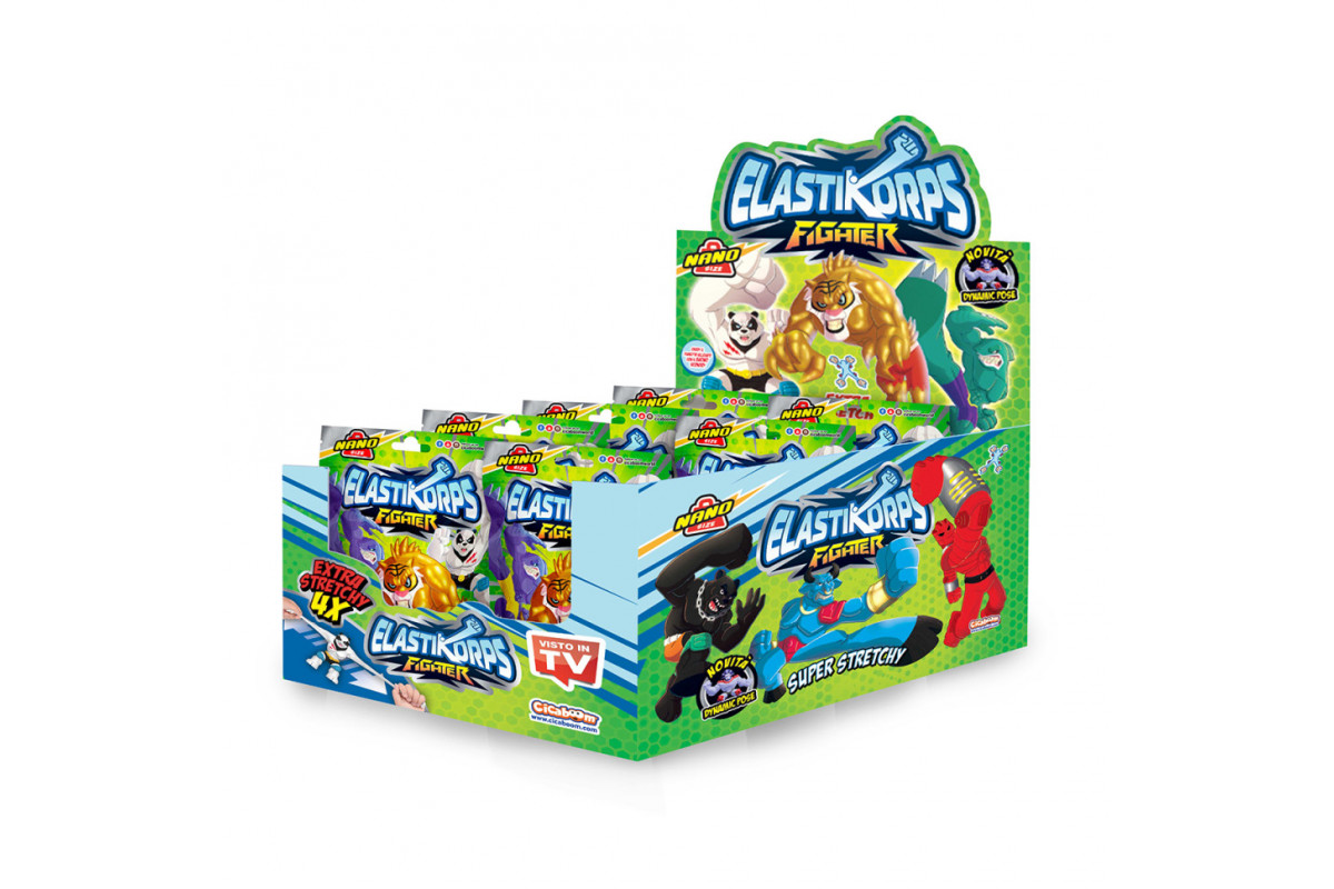 Стретч-игрушка Боец Elastikorps C1002MIFF7-2022 серии "Mini Fighter", игрушка-сюрприз