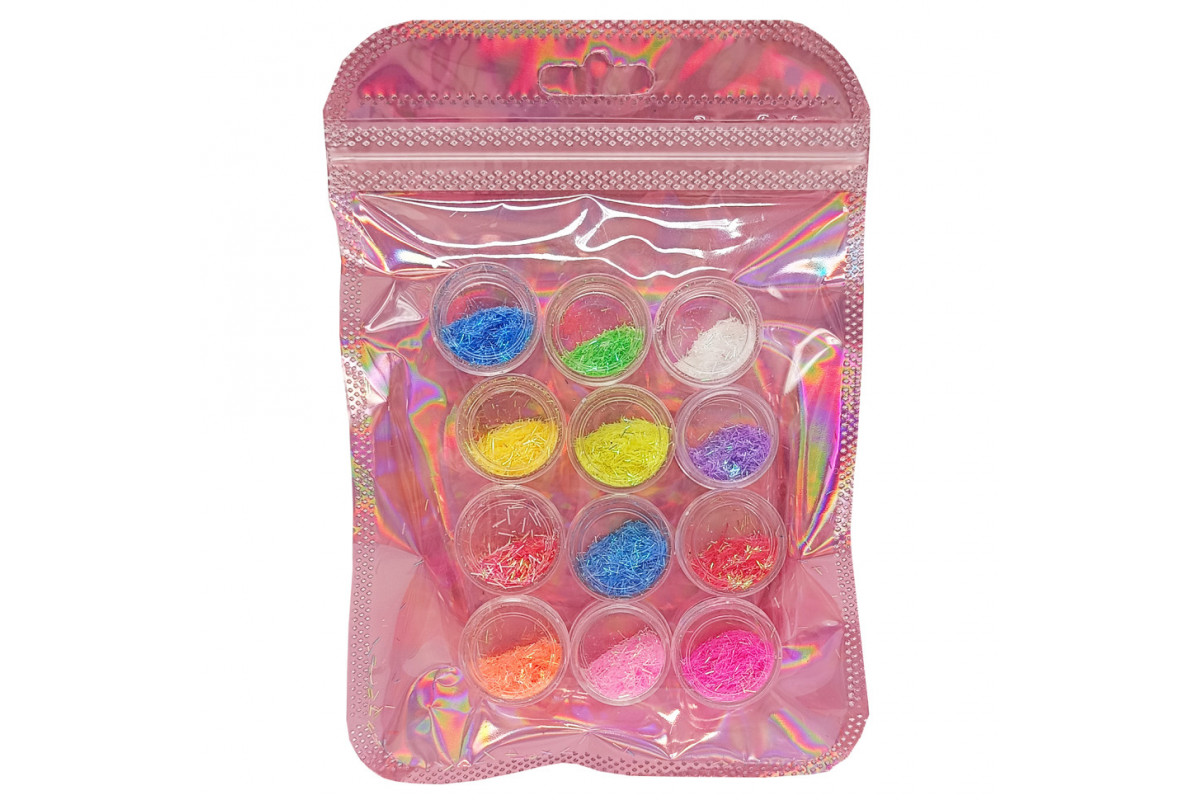 Набор для творчества "Glitter" FG240408060A глиттер-блеск, в наборе 12 штук