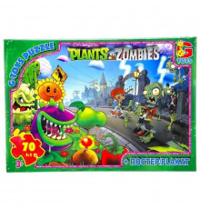 Детский пазл "Растения против Зомби" PVZ03 постер, 70 элементов