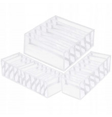 Набір органайзерів для зберігання білизни Springos HA3114 білий