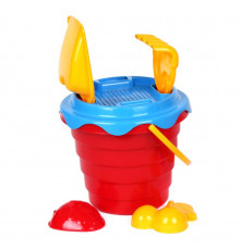 Іграшка "Набір пісочний А" ТехноК 0489TXK 2 пасочки Червоний