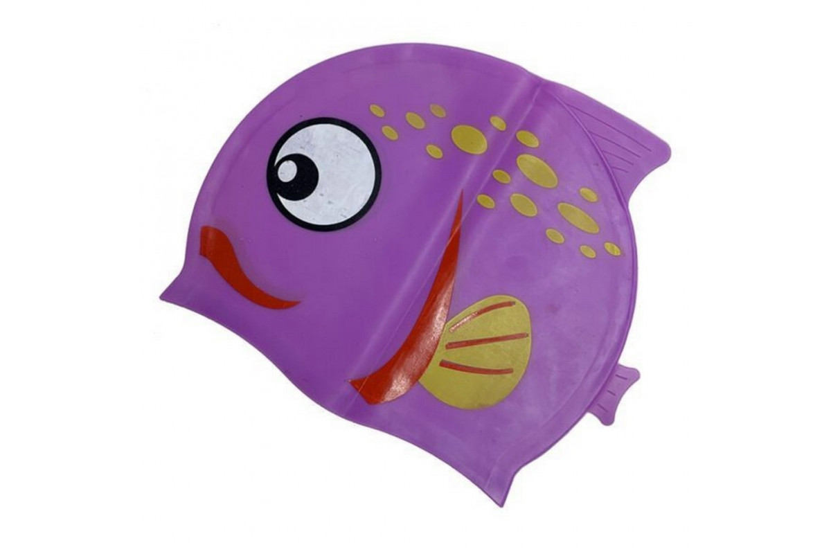 Шапочка для плавання дитяча Fish NE-SW-390-V, фіолетова