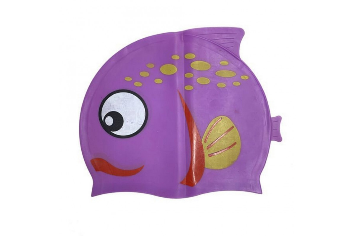Шапочка для плавання дитяча Fish NE-SW-390-V, фіолетова