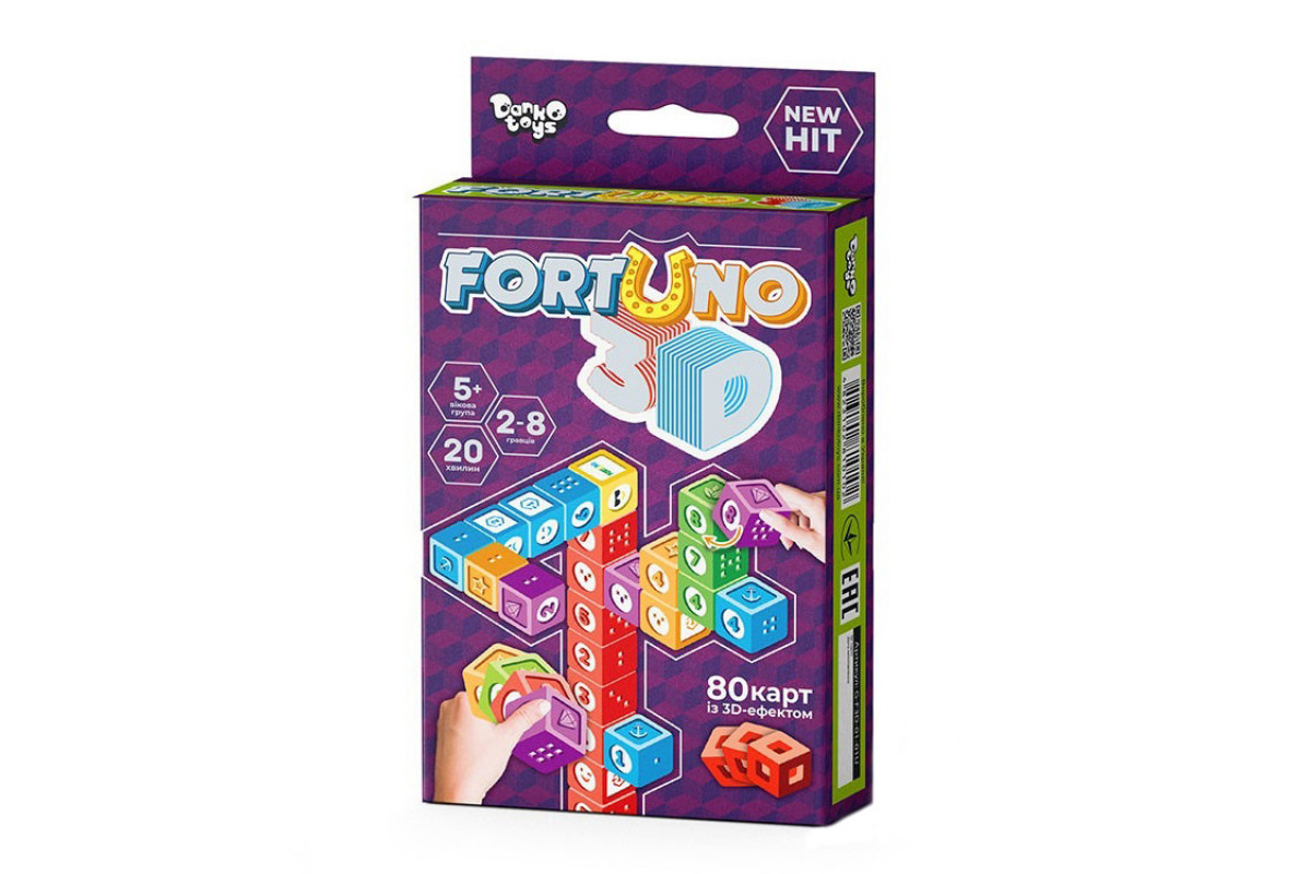 Настольная игра "Fortuno 3D" G-F3D-01-01U укр