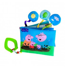 М'яка книжечка "Свинка Пеппа" МС 080602-04 з прорізувачем