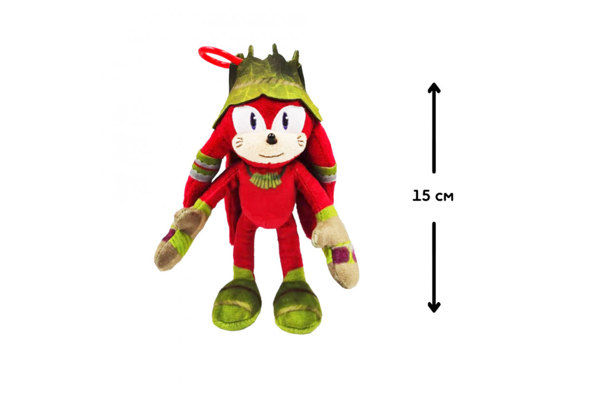 М'яка іграшка на кліпсі Наклз SONIC PRIME SON7004D 15 см