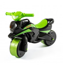 Мотобайк беговел Doloni Toys 0138/590 Черно-Зелёный
