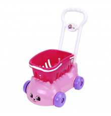 Игрушечная тележка Котик ТехноК 7587TXK с корзинкой
