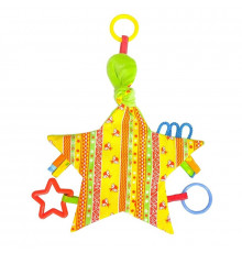 Забавка-подвеска "Звездочка с кольцами" МС 030602-02(Green)