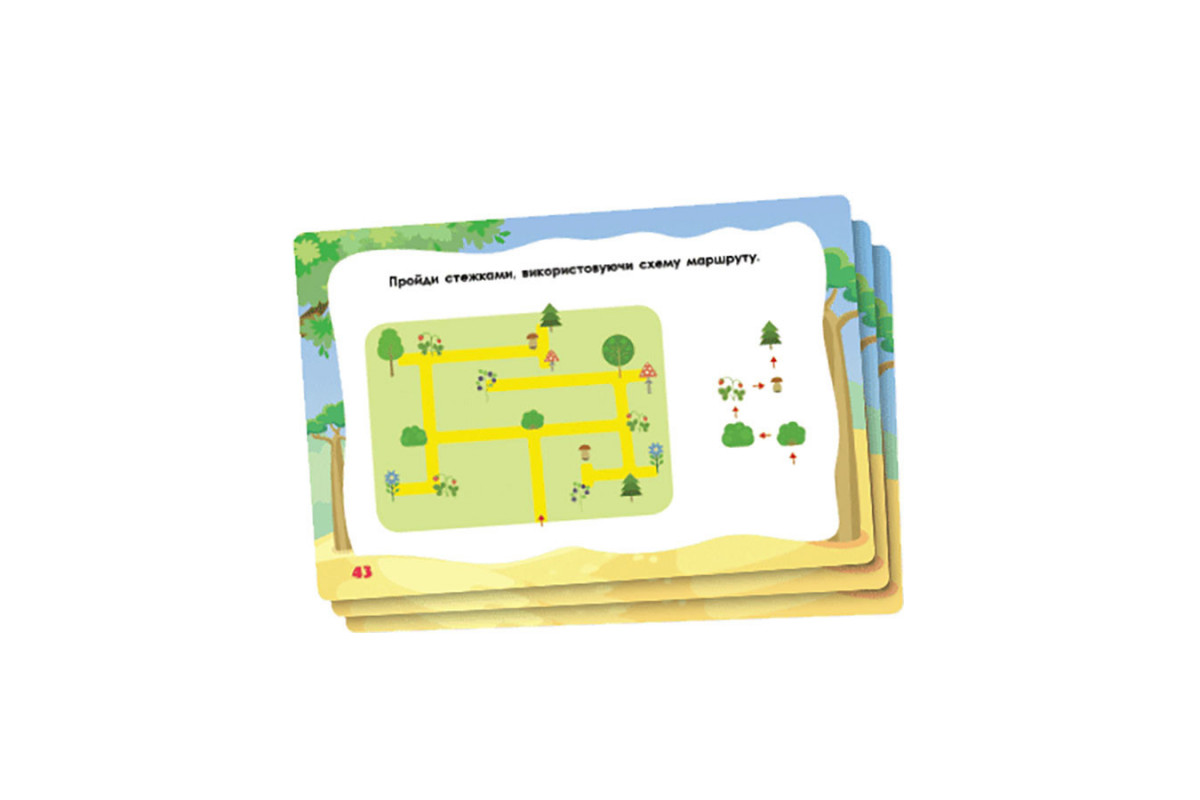 Тренажер інтелекту II рівень 1443003, 40 завдань, українська мова