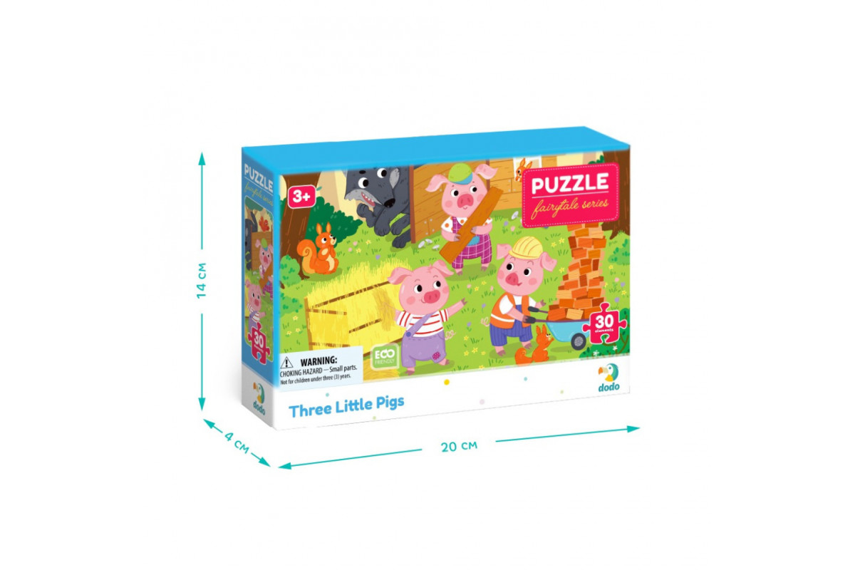 Детский пазл "Три поросенка" 300695, 30 элементов