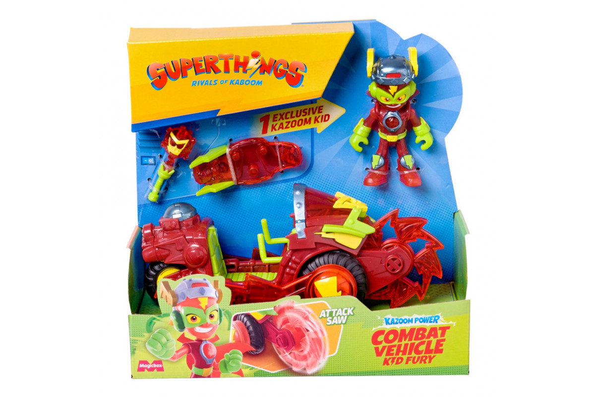 Детский игровой набор "Кид Фьюри" SuperThings PSTSP116IN210 серии "Combat Vehicles"