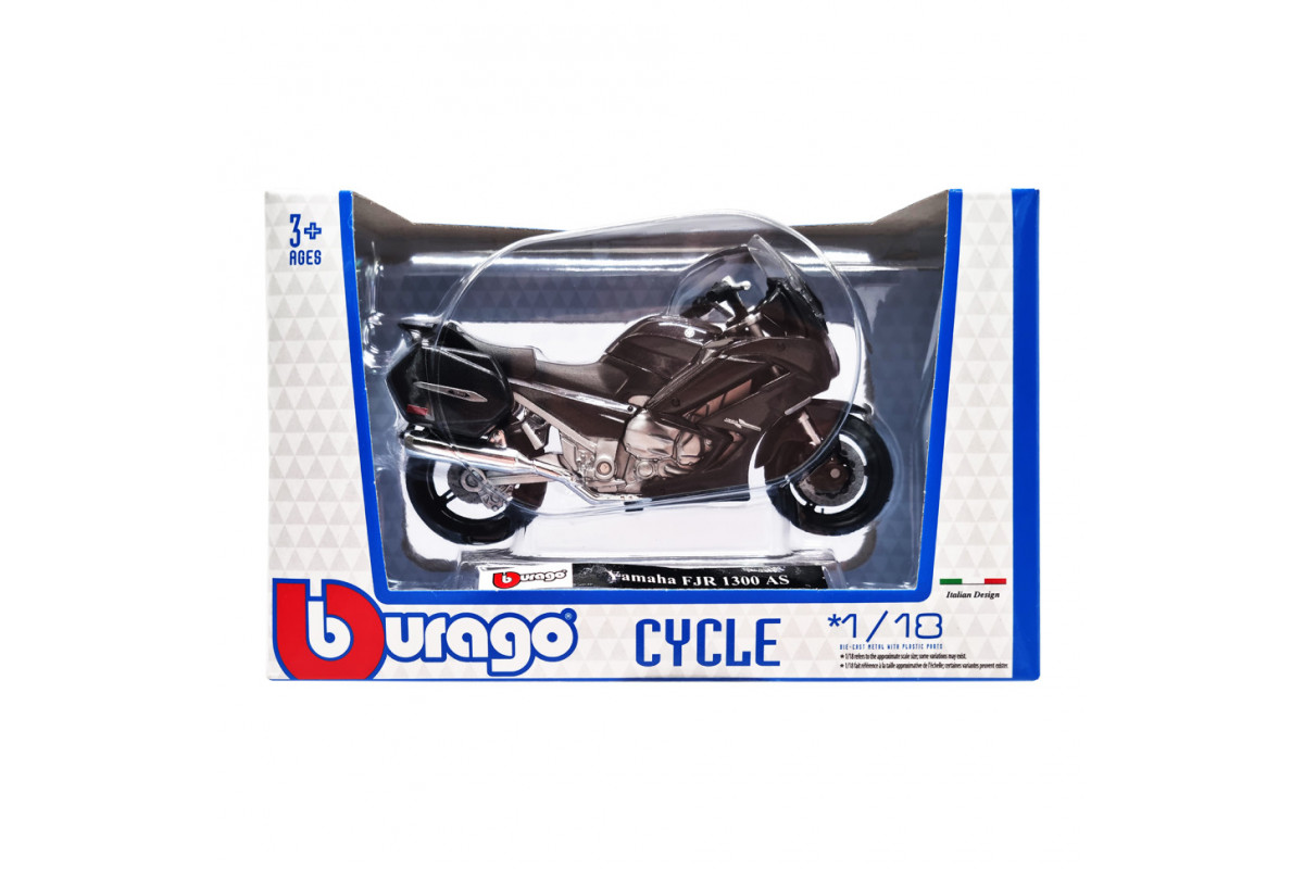 Детская модель Мотоцикла "Yamaha FJR 1300 AS" Bburago 18-51030-20 масштаб 1:18