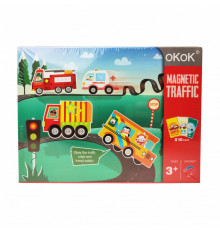 Деревянная игрушка Пазлы MD 2815 магнитные Транспорт