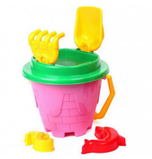 Іграшка "Набір Замок" ТехноК 2278TXK для ігор з піском Рожевий