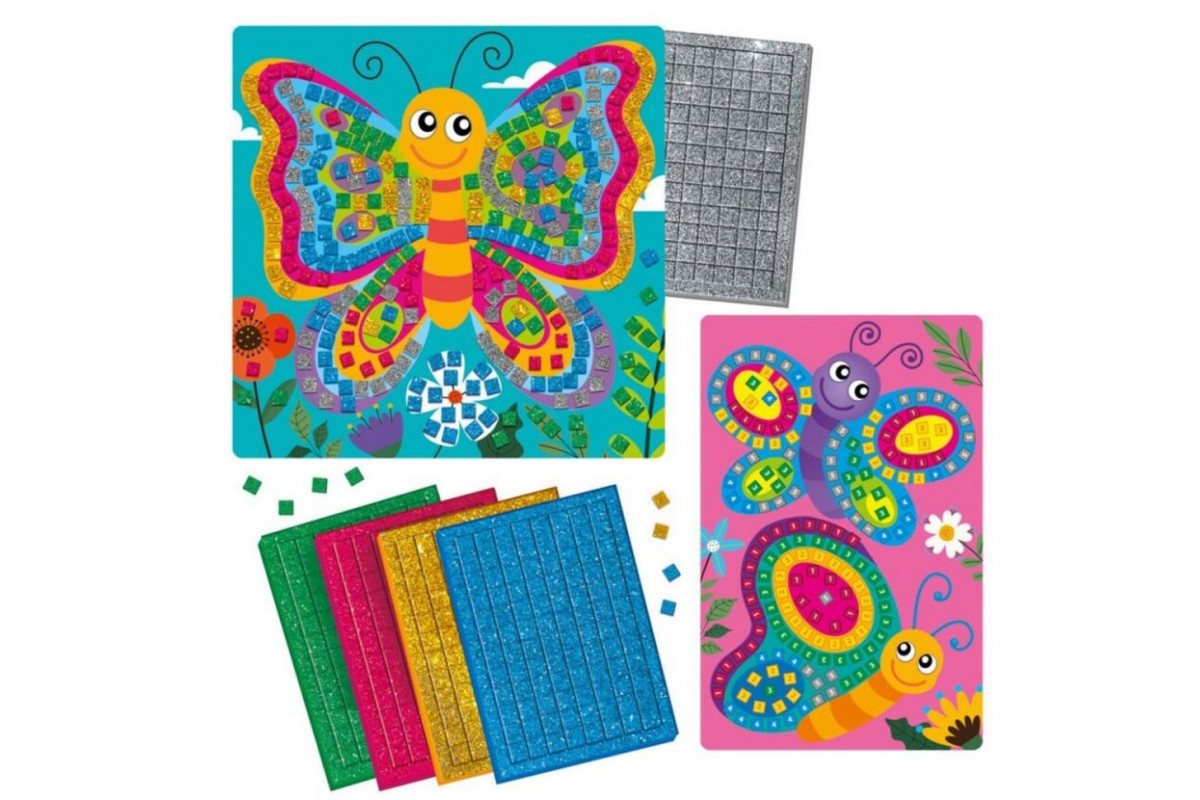 Набір для творчості зі блискучою мозаїкою "Метелики" VT4511-15
