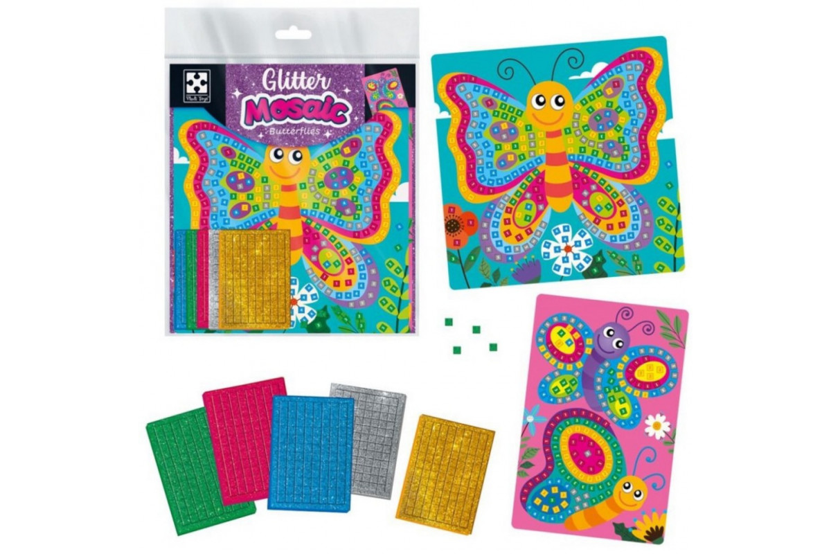 Набір для творчості зі блискучою мозаїкою "Метелики" VT4511-15