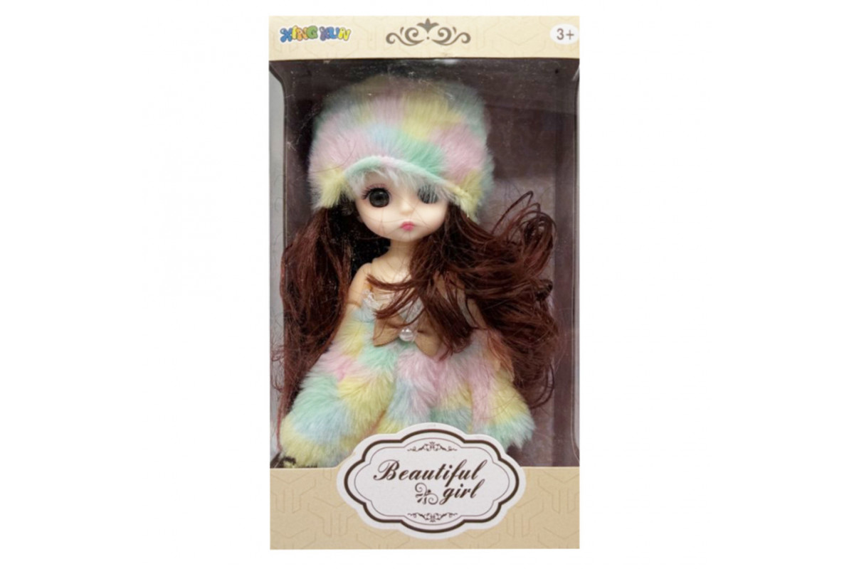 Детская игровая кукла 1361-8 шарнирная, размер 15 см