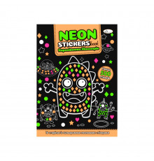 Детская книжечка с неоновыми стикерами "Королевство монстров" РМ-69-03