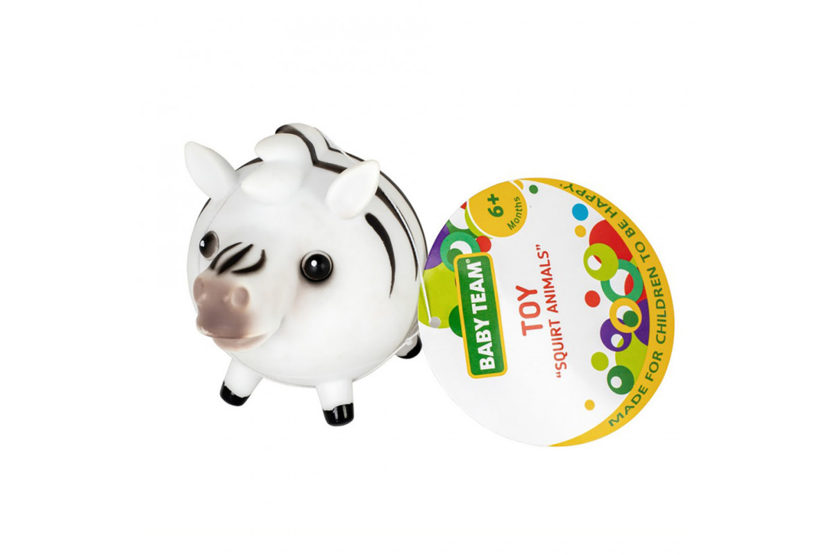 Детская игрушка для купания "Брызгающие животные Зебра" 8750_зебра