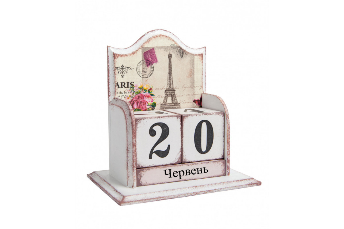 Детский набор для творчества. Декупаж "Вечный календарь" (Д-001) D-001 календарь кубик