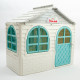 Игровой Домик со шторками Doloni Toys 02550/15 Бело-Бирюзовый