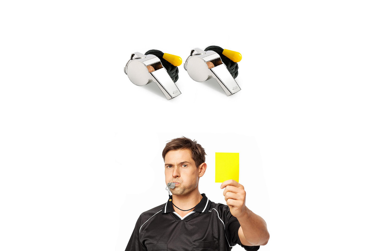 Набір металевих свистків Whistle NE-F-WRM 2 шт для суддів, рефері, тренерів