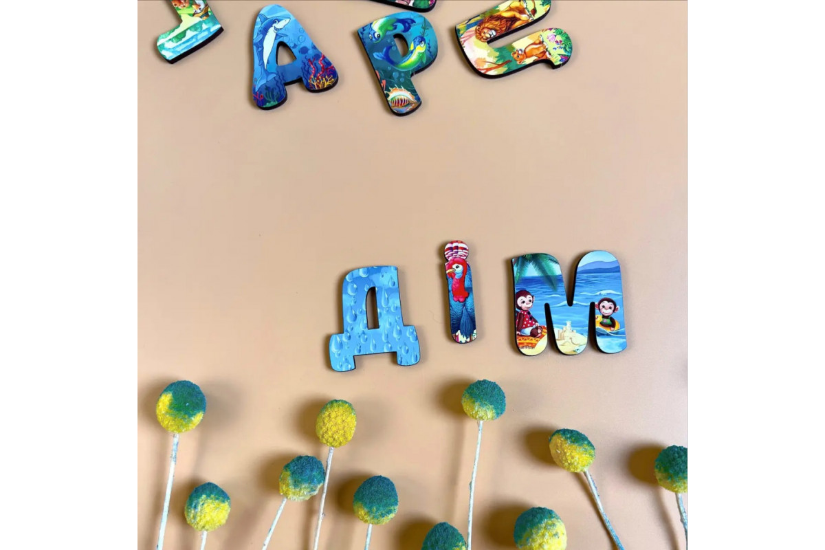 Дерев'яний пазл "Український алфавіт" Ubumblebees (ПСФ138) PSF138