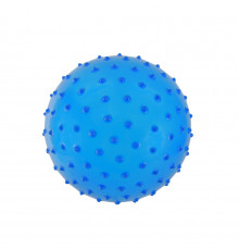 Мячик детский с шипами MB0112 резиновый 18 см, 58 грамм Синий