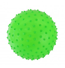 Мячик детский с шипами MB0112 резиновый 18 см, 58 грамм Зеленый