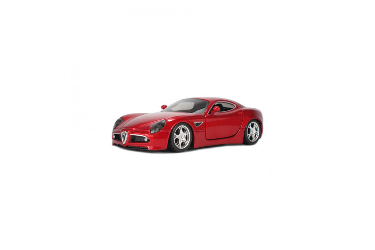 Детская автомодель ALFA 8C COMPETIZIONE Bburago 18-43004 красный металлик, 1:32
