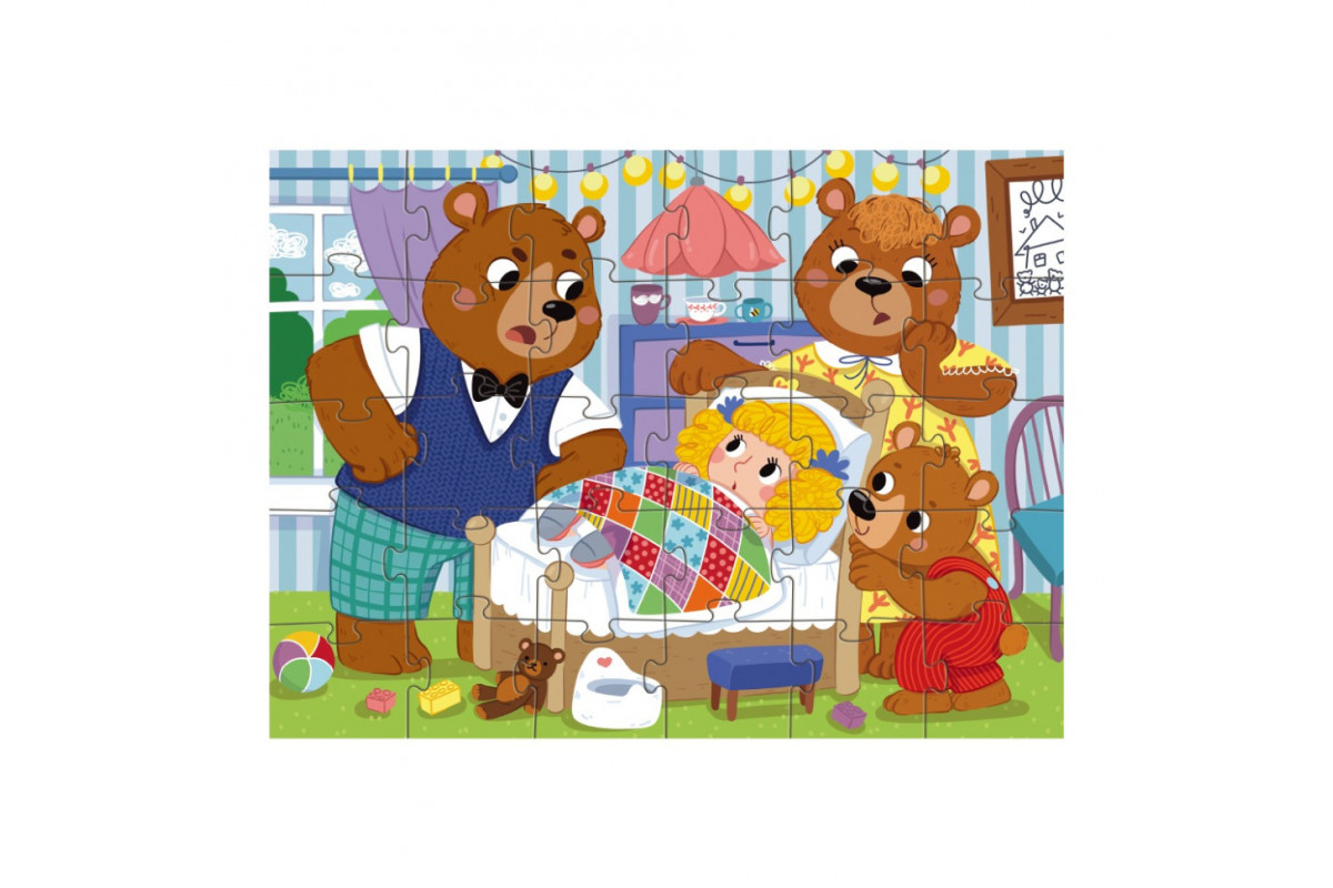 Дитячий пазл "Три ведмеді" 300696, 30 елементів