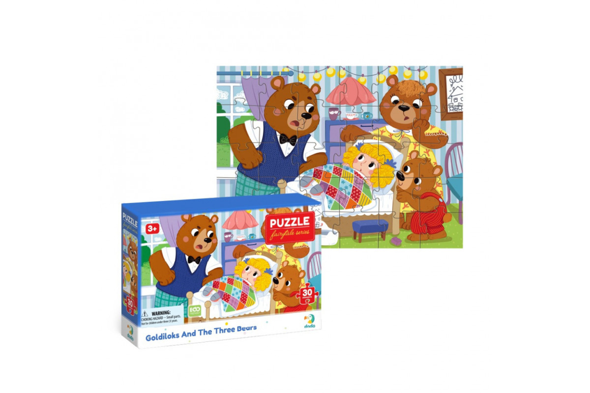 Дитячий пазл "Три ведмеді" 300696, 30 елементів