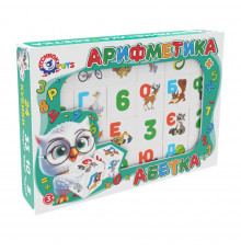 Детский развивающий набор кубиков "Азбука + Арифметика" 2728TXK 24 кубика