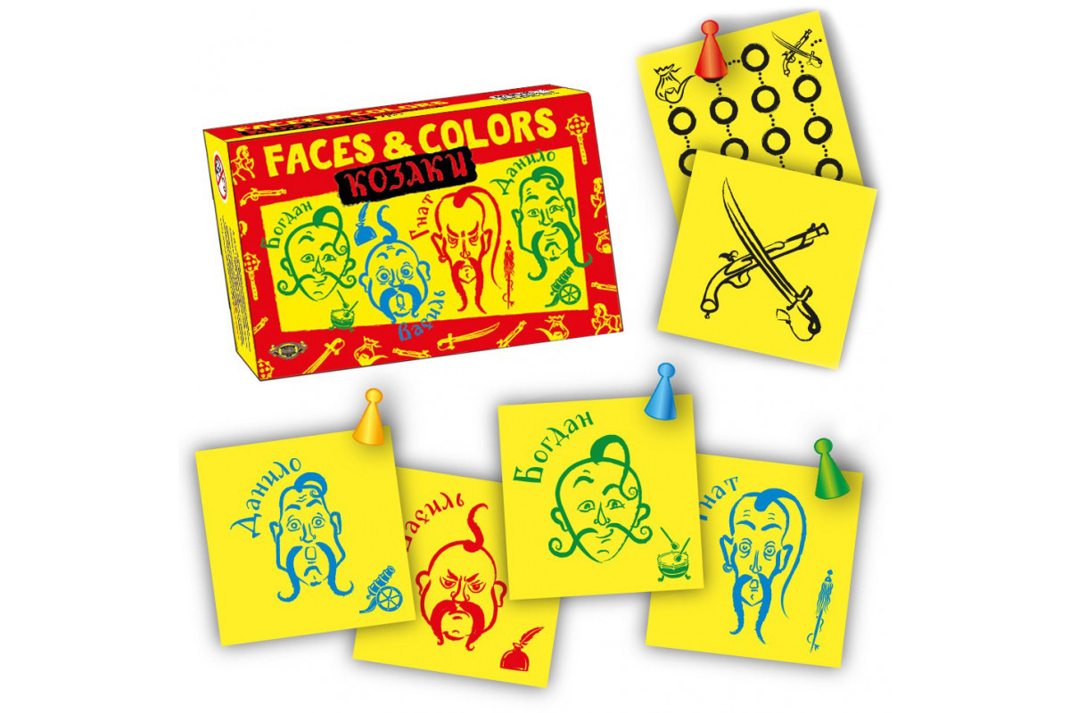 Настольная игра "Казаки" MKZ0818, карточки и 20 пластиковых фишек