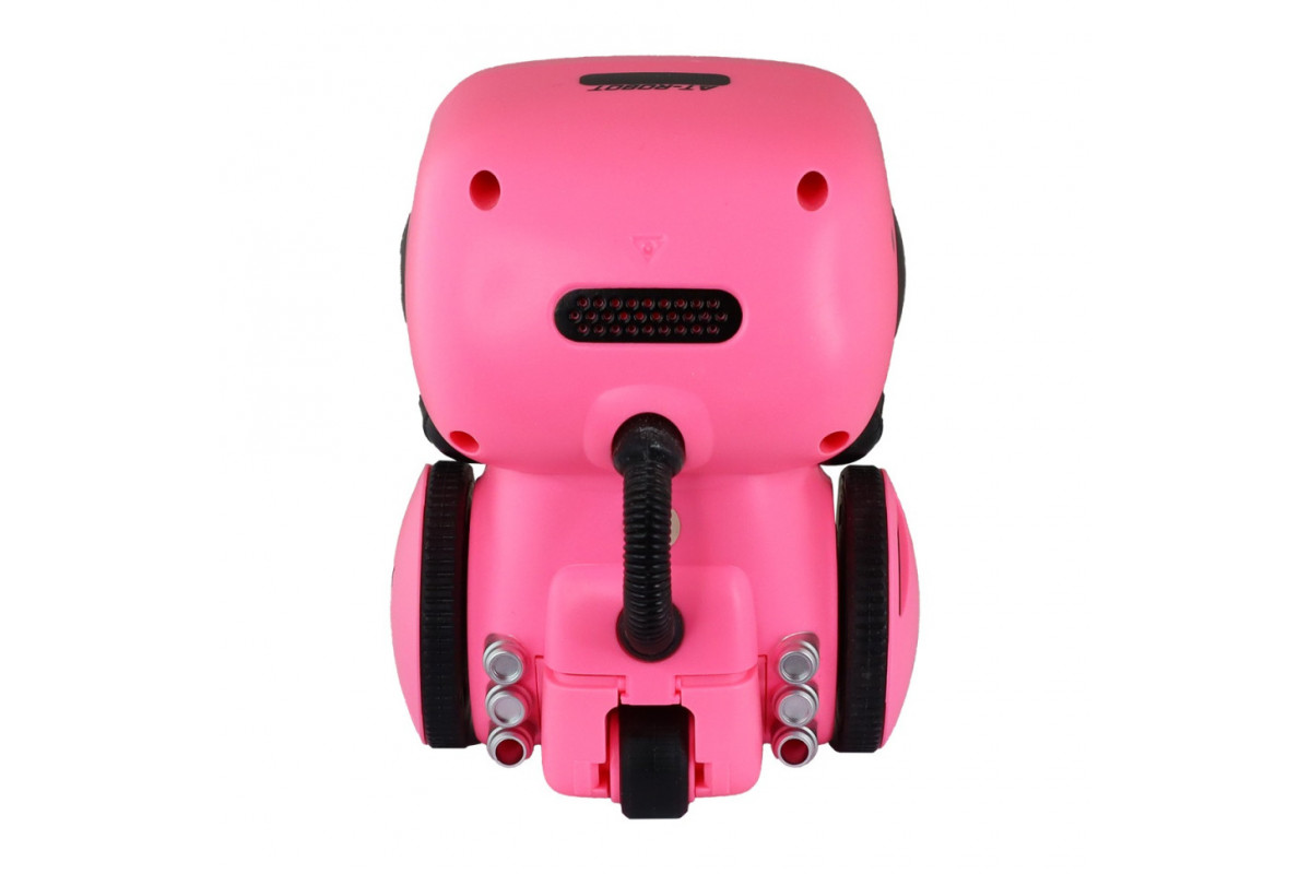 Детская игрушка "Интерактивный робот" AT001-04-UKR розовый, с голосовым управлением