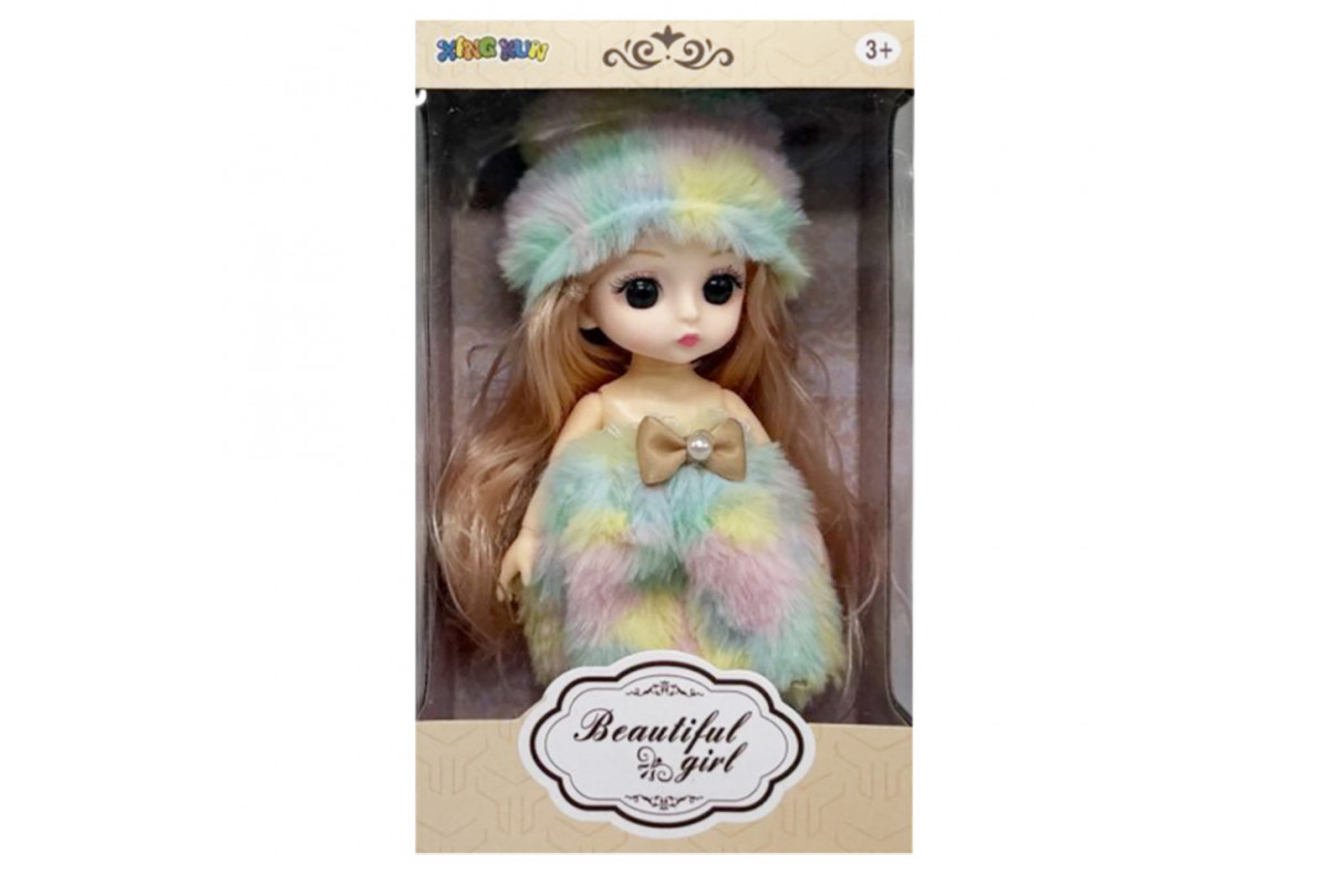 Детская игровая кукла 1361-9 шарнирная, размер 15 см