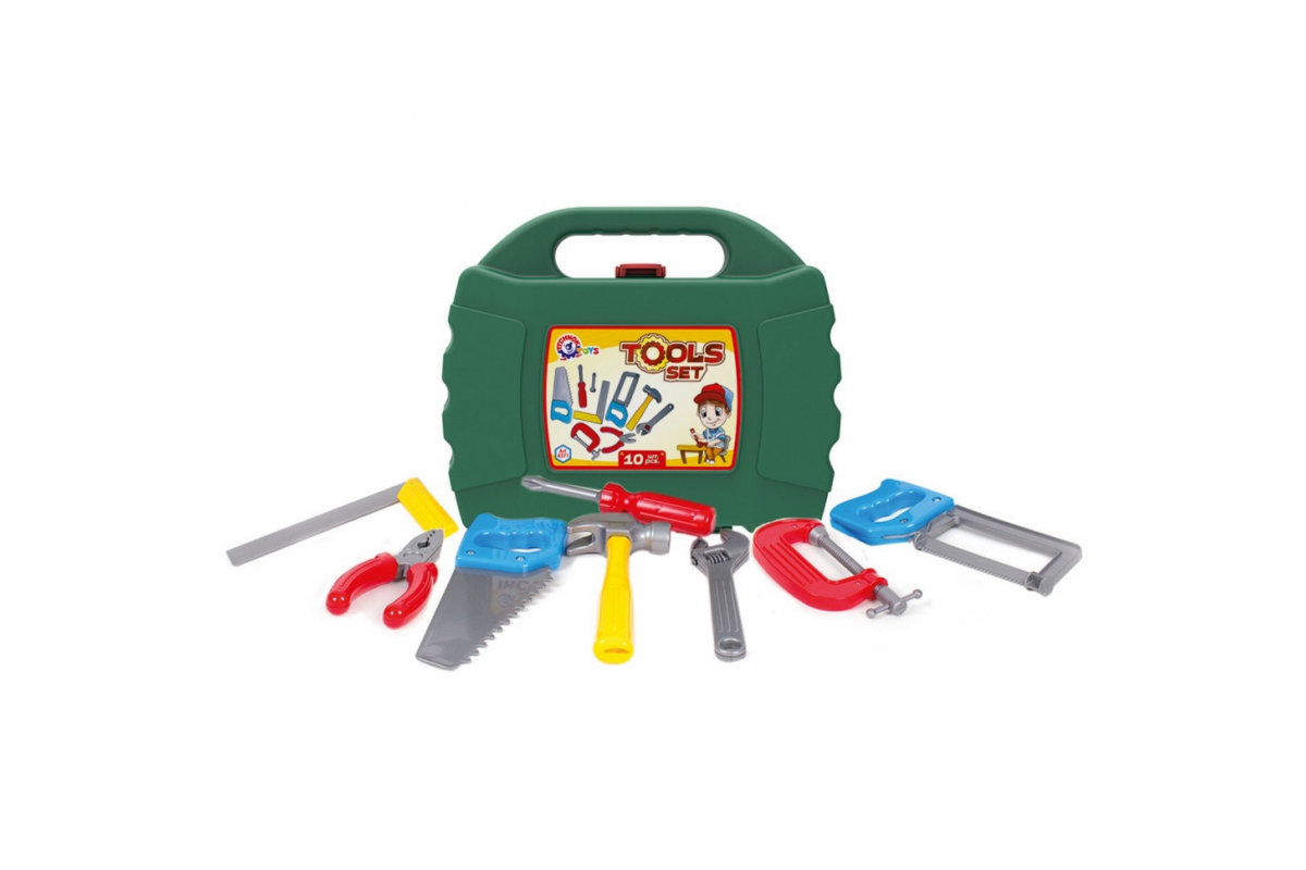 Детский "Набор инструментов" ТехноК 4371TXK, 10 предметов