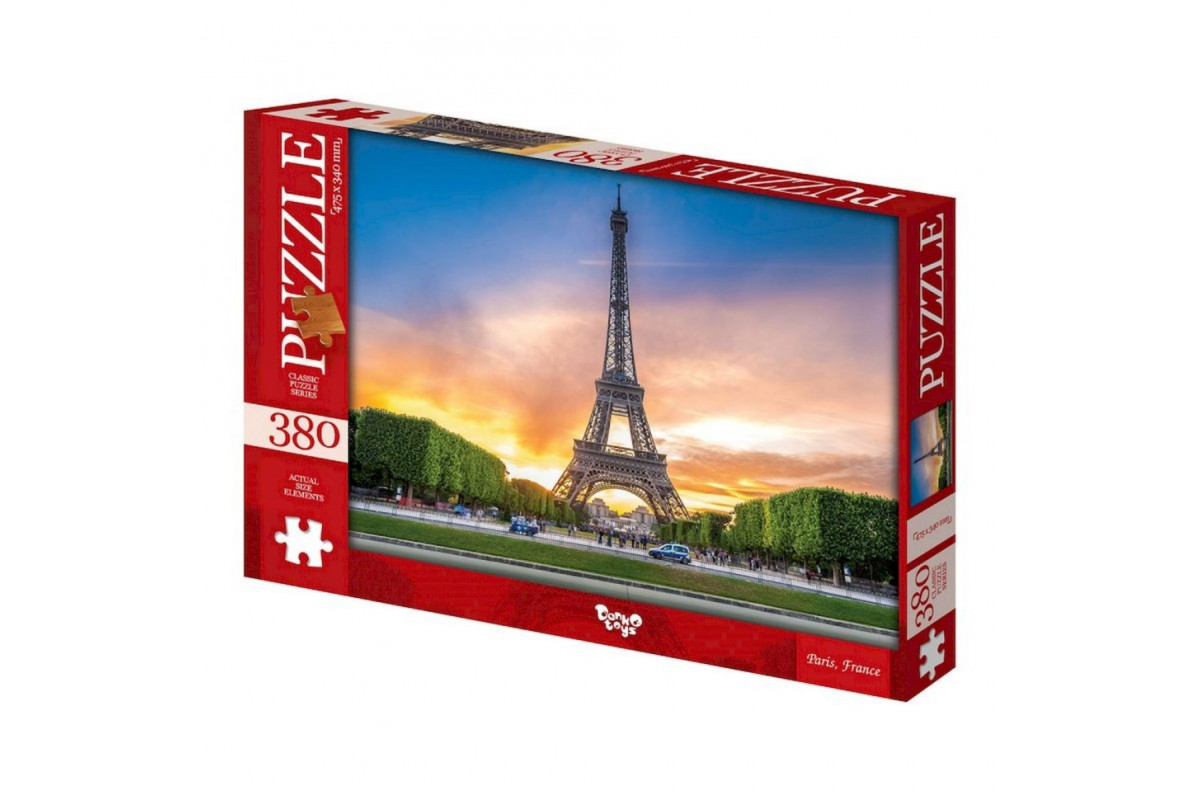 Пазли класичні "Париж Франція" C380-06-07, 380 елементів