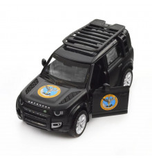 Автомодель серии "Шевроны Героев" Land Rover Defender 110 "ГУР МО" TechnoDrive 250364M
