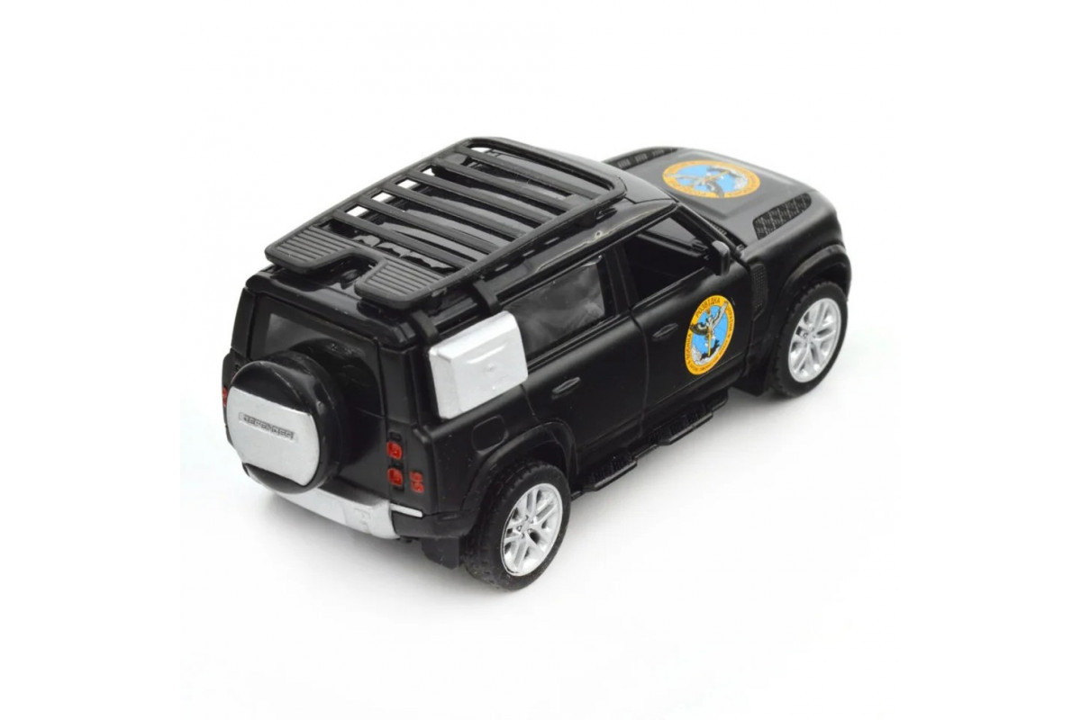 Автомодель серии "Шевроны Героев" Land Rover Defender 110 "ГУР МО" TechnoDrive 250364M