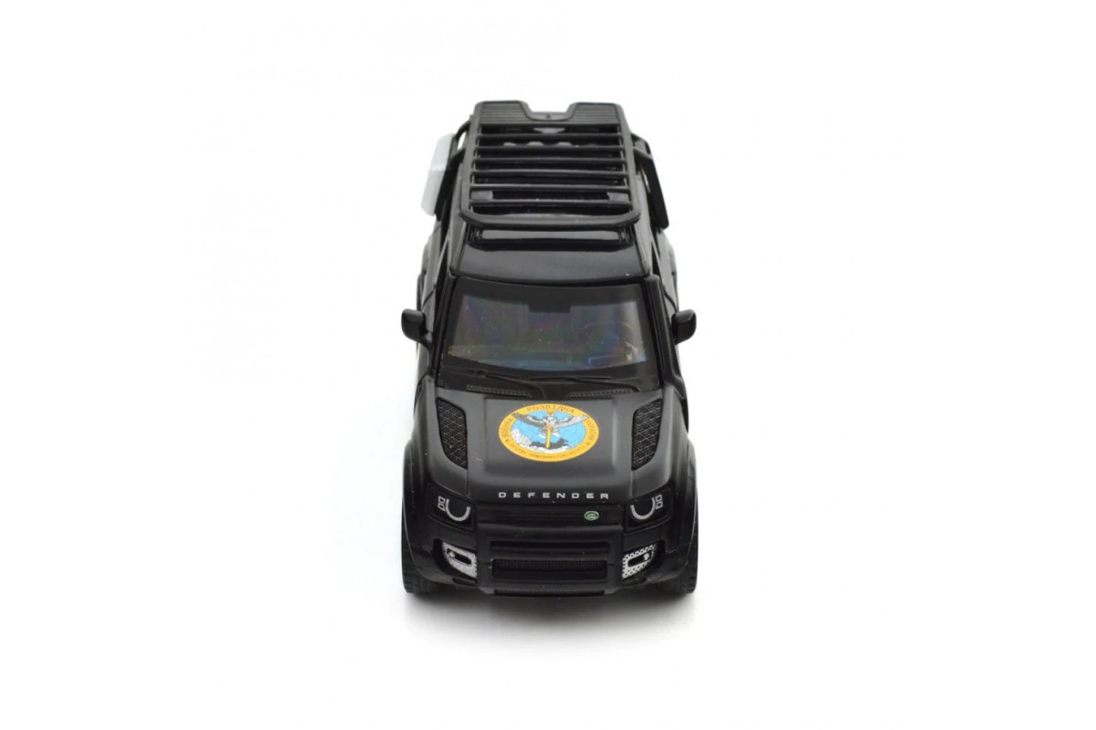 Автомодель серии "Шевроны Героев" Land Rover Defender 110 "ГУР МО" TechnoDrive 250364M