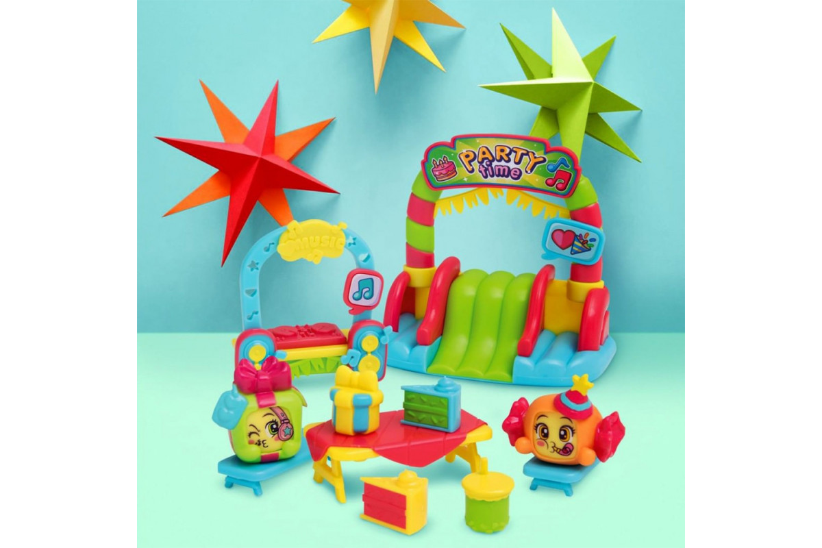 Дитячий ігровий набір "Вечірка" Moji Pops PMPSB216IN40 в асортименті, аксесуари та 2 фігурки