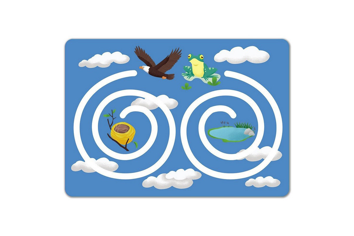 Детские развивающие карточки "Пиши-стирай Левой и правой" 1781002