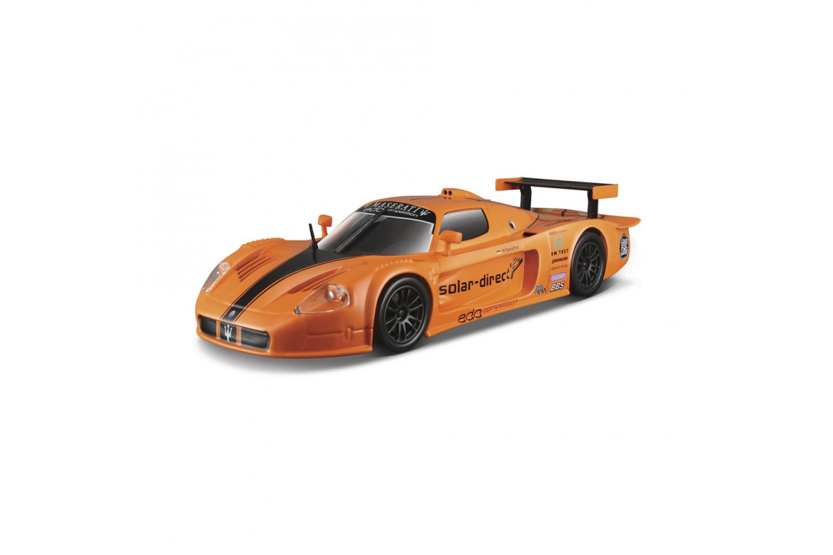 Детская автомодель MASERATI MC12 Bburago 18-21078 оранжевый, 1:24