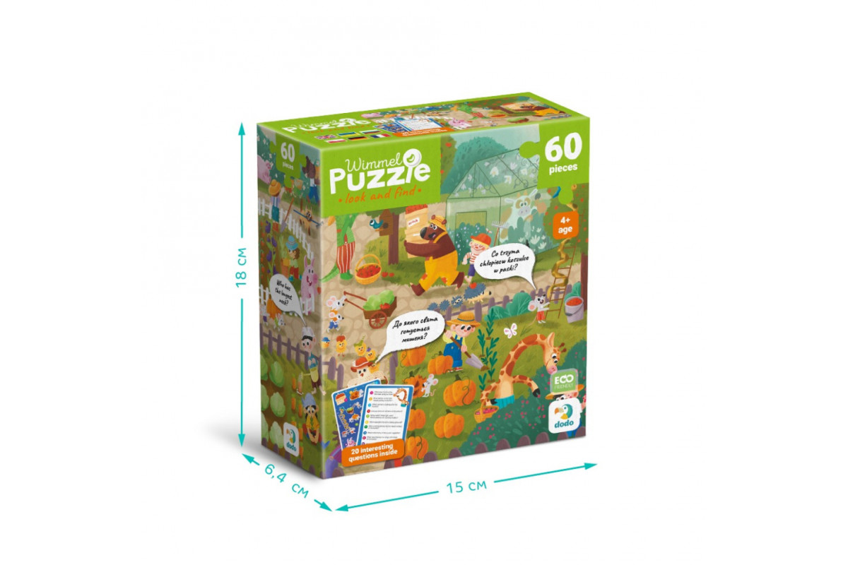 Детский виммельпазл "Лето в деревне" 300659, 60 элементов