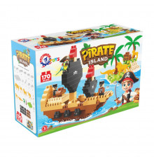 Детский развивающий конструктор "Pirate island" 2642TXK 170 деталей