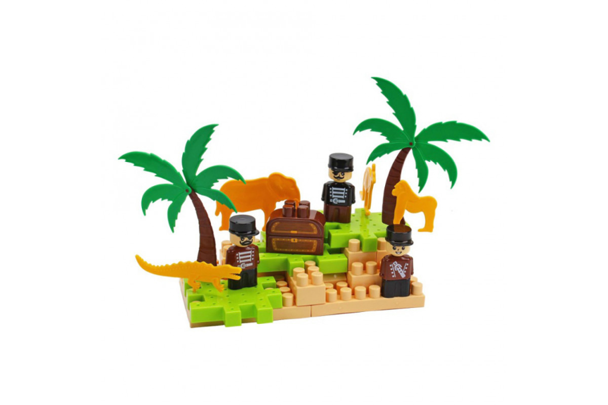 Детский развивающий конструктор "Pirate island" 2642TXK 170 деталей