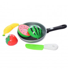 Игровой набор Продукты на липучке 4013D-1 арбуз, банан, клубника